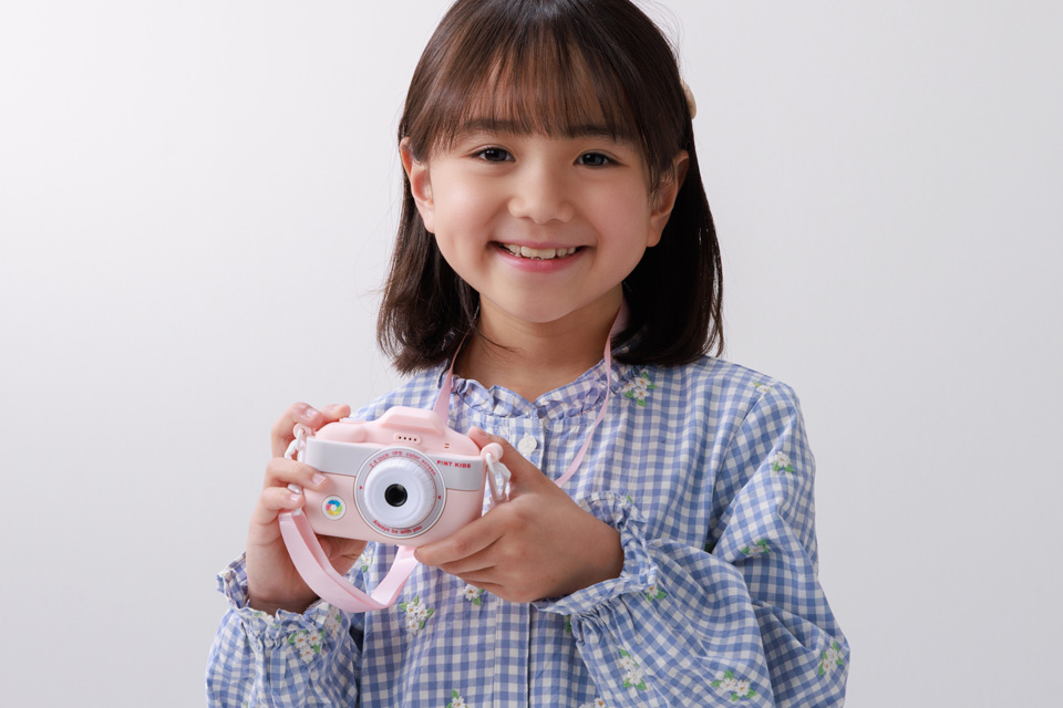 ピントキッズを持つ子ども