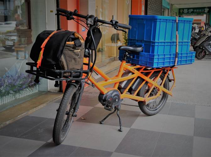 バイクや自転車の積荷