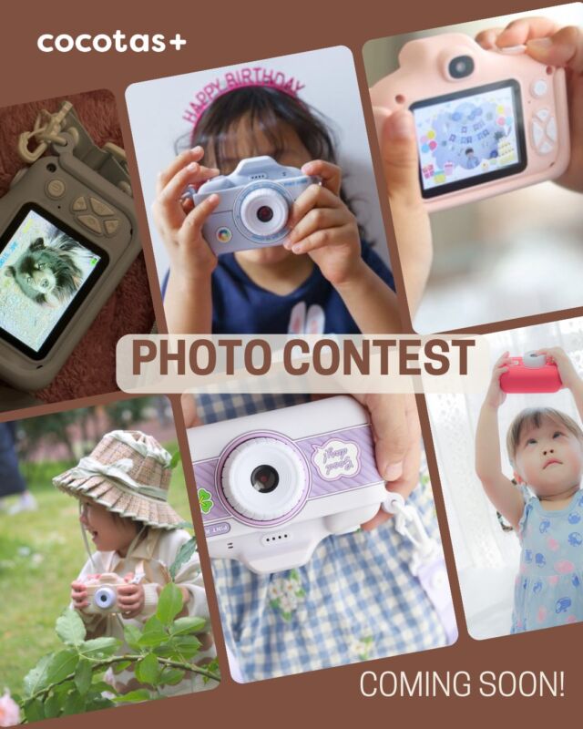 近日開催予定！

いつもココタスInstagramをご覧いただきありがとうございます📸

ココタスでは2月1日よりキッズカメラフォトコンテストを開催予定！
対象はピントキッズシリーズ・クルットになります✨
詳細につきましては後日投稿予定ですのでお楽しみに！

（豪華景品もご用意しております🎁）

#キッズカメラ #フォトコンテスト #ピントキッズ #クルット

——————————————

気に入ったら是非いいねとフォローお願いします♪

ココタス公式アカウントでは
■ピントキッズを含むおすすめ商品の発信
■新商品や限定クーポンなどお得な情報の発信をしております。
※商品に関するお問合せはSNSでは受け付けておりません
お買い上げいただいた店舗やサイトもしくはココタスお問合せ窓口までご連絡くださいませ。

～くらしに楽しさをプラスする～
@cocotas_official

——————————————